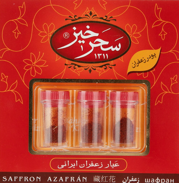 زعفران پودری سرگل سحرخیز 1.5 گرم - 10 عددی